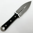 Microtech Borka SBD Apocalyptic Partial Serrated & Black G-10 201-11AP