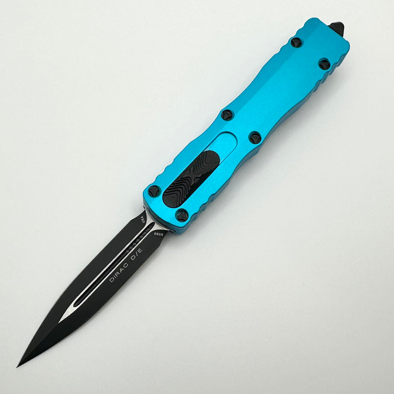 Microtech Dirac Double Edge Black Standard & Turquoise 225-1TQ