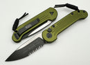 Microtech L.U.D.T OD Green & Black Partial Serrated 135-2OD  (listing