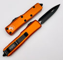 Microtech UTX-85 D/E Black Standard & Orange 232-1OR