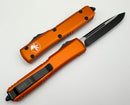 Microtech Ultratech Orange & Black Single Edge 121-1OR