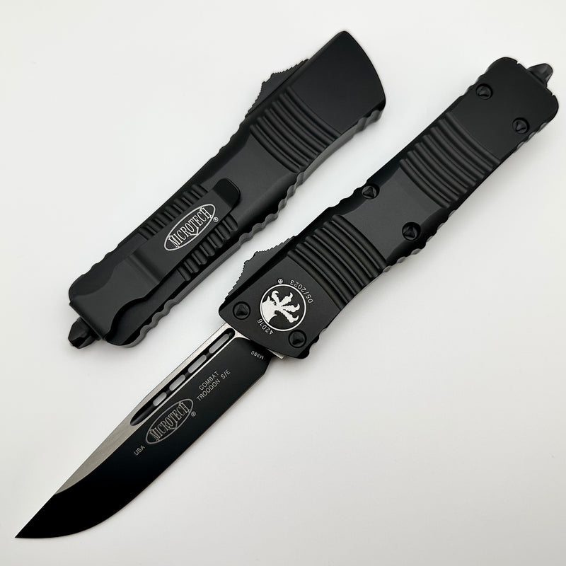 Microtech Combat Troodon Single Edge Black Tactical Standard 143-1T