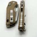 Microtech Knives MSI RAM LOK Polymer Dark Earth & Partial Serrated M390MK 210T-11IMDE ONE PER HOUSEHOLD