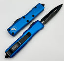 Microtech UTX-85 Double Edge Black & Blue 232-1BL