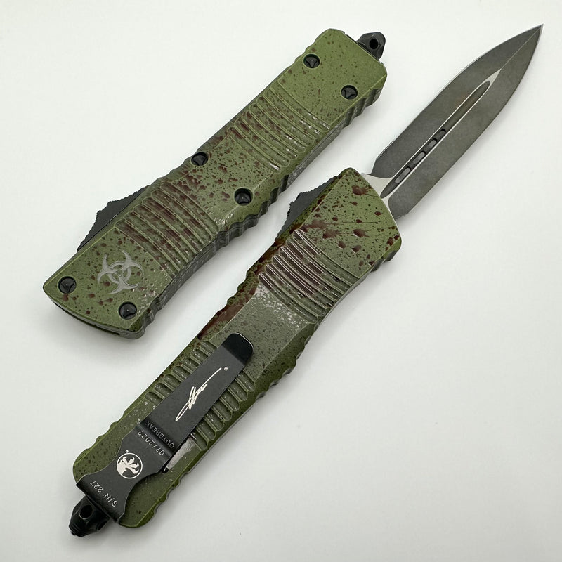 Microtech Combat Troodon Double Edge Outbreak Signature Series 142-1OBDS ONE PER HOUSEHOLD