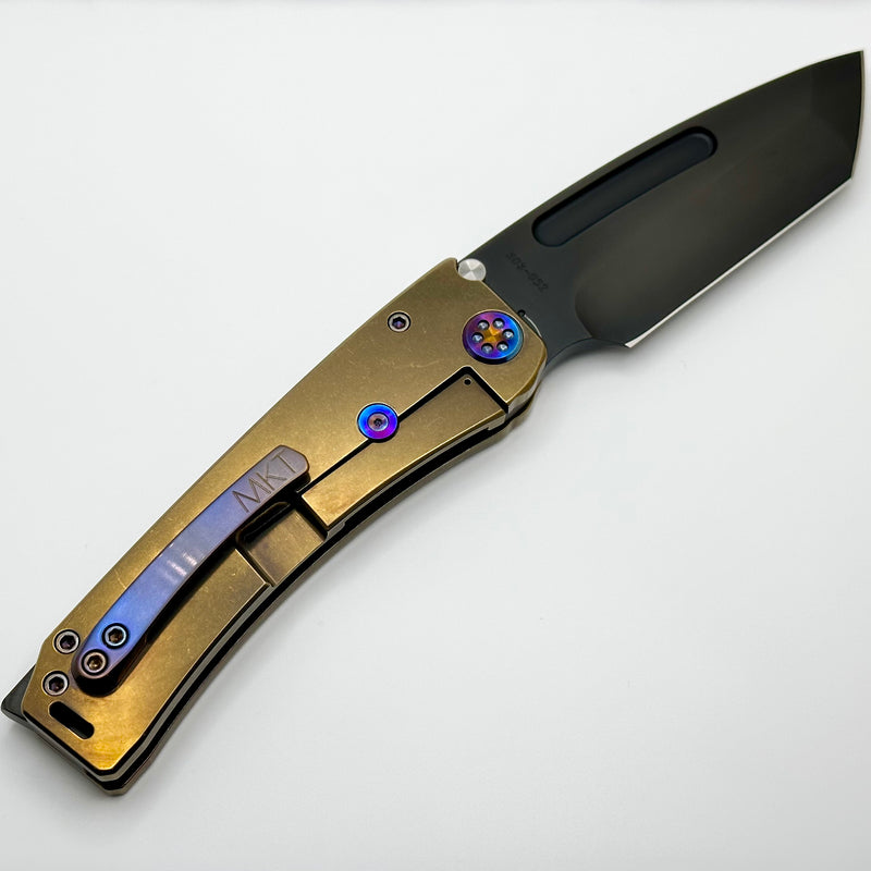Medford Marauder H "We The People" Bronze Handles w/ Flamed Hardware & S45VN PVD Tanto
