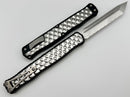 Heretic Knives Cleric II 2 Stonewash Full Serrated Tanto Magnacut w/ Stainless Bubble Inlays H019-2C