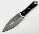 Microtech Borka SBD Apocalyptic F/S Full Serrated Fixed Blade 201-12AP