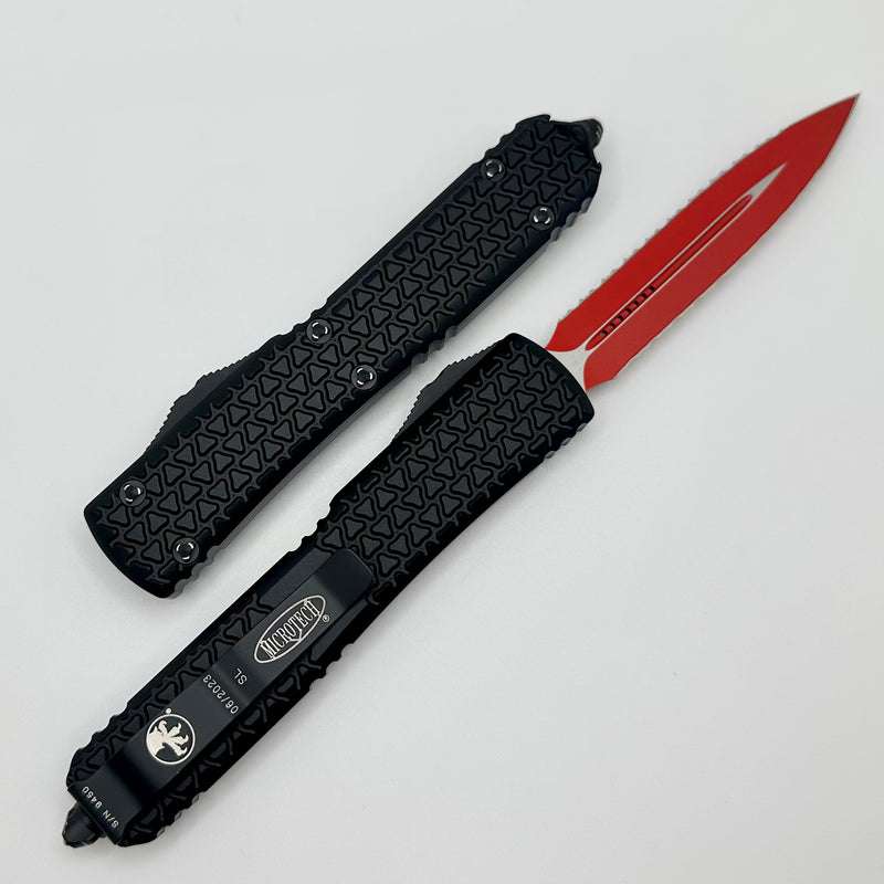 Microtech Ultratech Double Edge Sith Lord Double Full Serrated Signature Series 122-D3SL