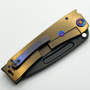 Medford Marauder H "We The People" Bronze Handles w/ Flamed Hardware & S45VN PVD Tanto
