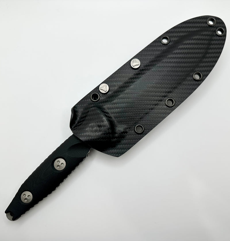 Microtech Socom Alpha Tanto Apocalyptic Standard Fully Serrated 114-12AP