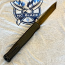 Heretic Knives GIANT 2X Cleric II Custom DLC Tanto MagnaCut & Carbon Fiber Inlays