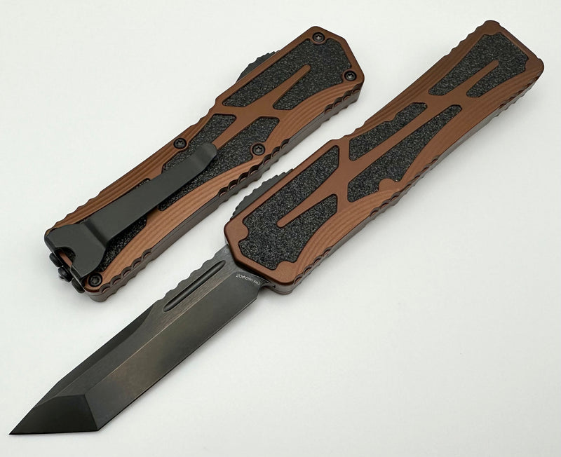 Heretic Knives Colossus DLC Tanto Magnacut & Root Beer Handle H040-6A-RB