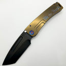 Medford Marauder H "We The People" Bronze Handles w/ Flamed Hardware & S45VN PVD Tanto