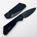 Discontinued Pro-Tech PT Plus Aluminum Handle w/ Black Hardware & DLC MagnaCut Blade PT203