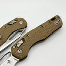 Microtech Knives MSI RAM LOK Polymer Dark Earth & Full Serrated M390MK 210T-12IMDE ONE PER HOUSEHOLD