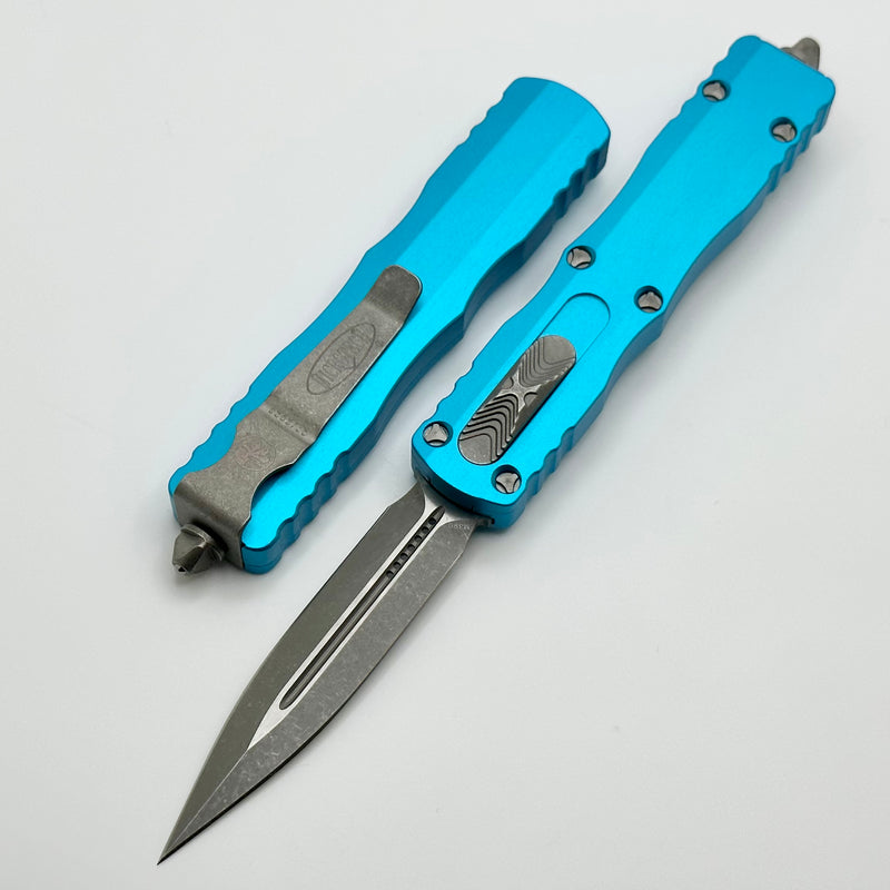 Microtech Dirac D/E Apocalyptic Standard & Turquoise 225-10APTQ