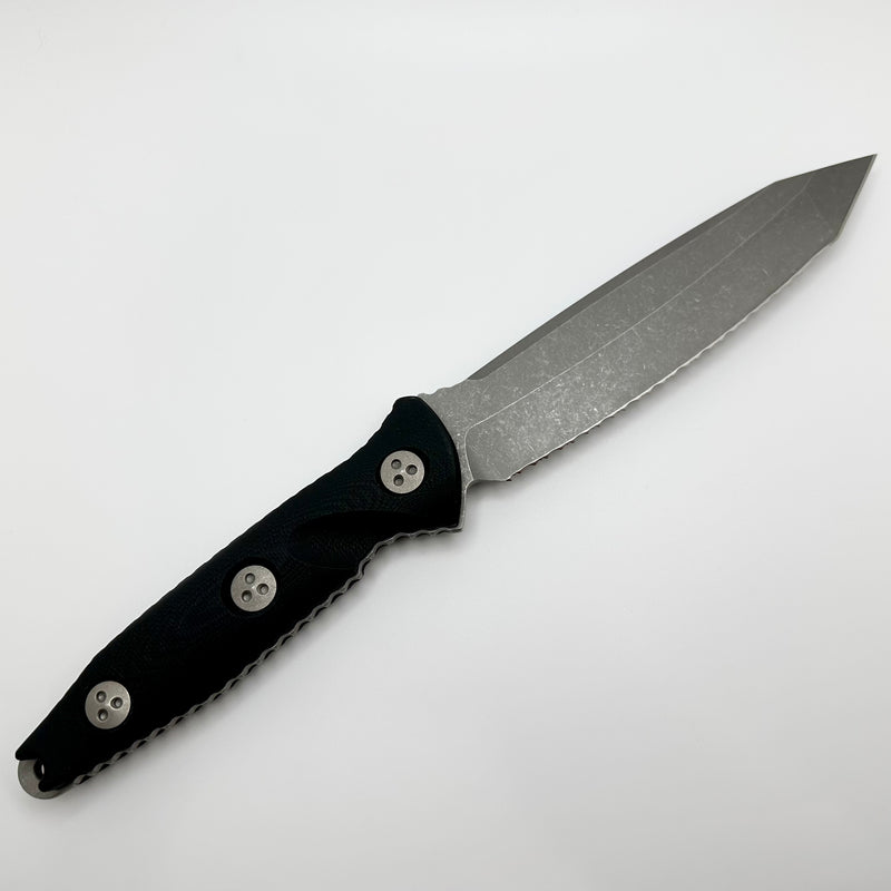 Microtech Socom Alpha Tanto Apocalyptic Standard Fully Serrated 114-12AP