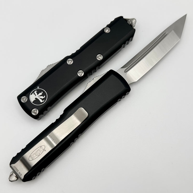 Microtech UTX-85 Tanto Satin Standard & Black 233-4