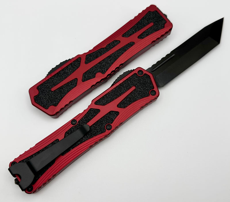 Heretic Knives Colossus DLC Tanto Magnacut & Red Handle H040-6A-RED