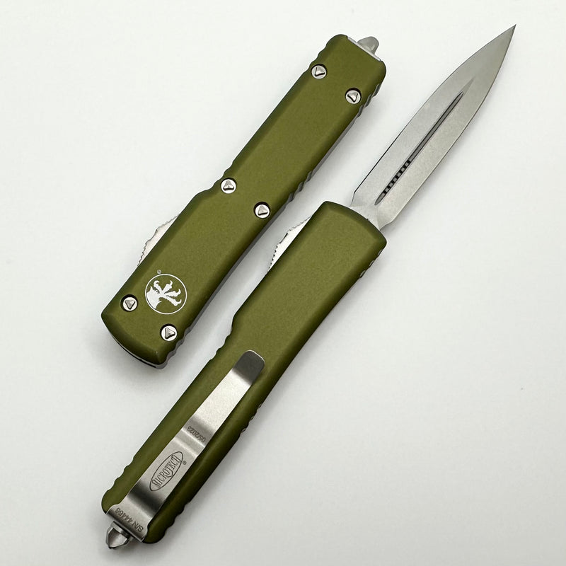 Microtech UTX-70 Stonewash D/E & OD Green 147-10OD