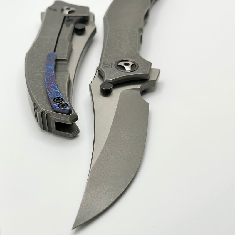 Custom Knife Factory Persian Titanium Integral & Two Tone M390