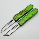 Microtech UTX-85 Zombie Tech Hellhound & Warhound Set Signature Series Stonewash Standard 719-10SETZTS