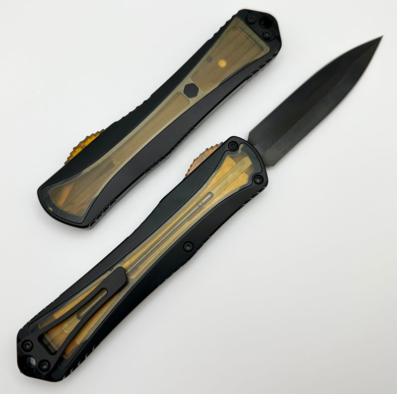 Heretic Knives Manticore X Double Edge DLC w/ Ultem Inlays & Button H032-6A-ULTEM