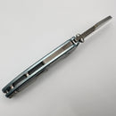 Demko Knives Hand Ground Custom AD20 MagnaCut & Artic Blue Textured Titanium