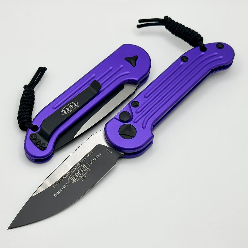 Microtech LUDT Purple & Black Standard 135-1PU