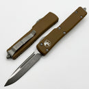Microtech UTX-70 Single Edge Apocalyptic Standard & Tan 148-10APTA