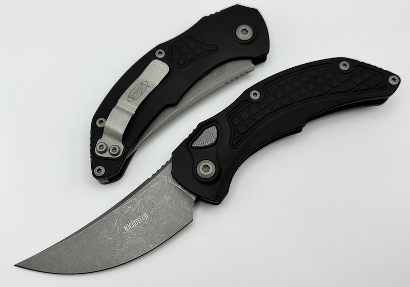 Microtech Knives & Bastinelli Brachial Black & Apocalyptic Standard 268A-10AP