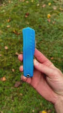 Microtech Cypher II D/E Apocalyptic Marbled Blue 1242-10MBL