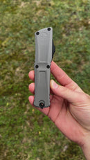 Microtech Knives Combat Troodon Gen III Interceptor Natural Clear Standard Signature Series 1217-1NCS