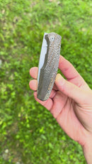 Custom Knife Factory FIF18 Tumbled Titanium Handles & M398 (In House Modified)