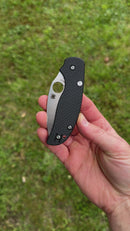 Spyderco Sage 6 w/ Peel Ply Carbon Fiber/G-10 Scales  CPM-S30V C123CFBCLP
