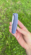 Custom Knife Factory FIF18 Tumbled Titanium Handles & M398 (In House Modified)