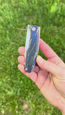 Custom Knife Factory FIF18 Tumbled Titanium Handles & M398 (In House Modified)