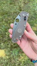 Spyderco Manix 2 w/ Brown FRN Handles & 15V Sprint Run C101PBN15V2