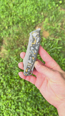 Hawk Designs Talon w/ Gulf Carbon Overlay w/ Tumbled Handles & Tumbled M390