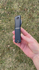 Microtech Knives Marfione Select Combat Troodon Gen III Blued Baker Forge Coppermai Tanto w/ Black Handle 1144-16MS2