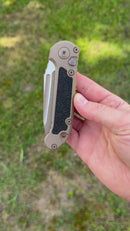 Microtech Knives LUDT Gen III Full Cerakote Dark Earth Tanto NCB Exclusive 1136-1CDENCB