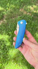Mechforce & Barker Knives Collab Hokkaido w/ Titanium Handles & Stonewash MagnaCut (In House Modified)