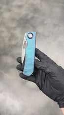 Kunwu & Metal Complex Excalibur Textured Titanium Handles w/ Satin Vanax (In House Modified)