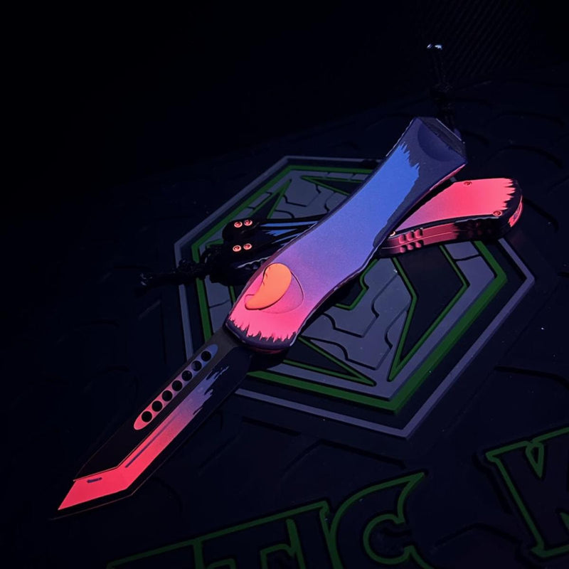 Heretic Hydra V4 Cel Shade Miami Vice w/ Aluminum Handle & T/E H406-CS