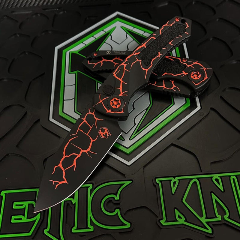 Heretic Knives Pariah Auto Orange Magma MagnaCut H048-MAG-OR