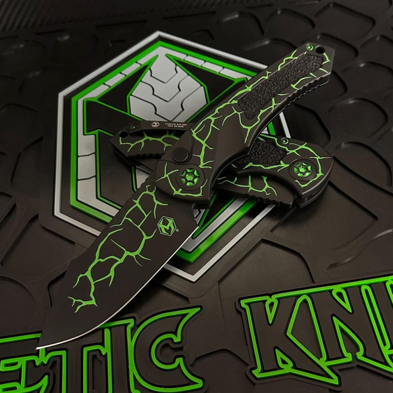 Heretic Knives Pariah Auto Green Magma MagnaCut H048-MAG-TX