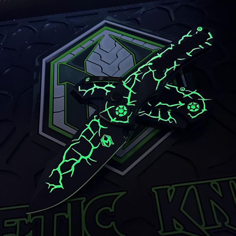 Heretic Knives Pariah Auto Green Magma MagnaCut H048-MAG-TX