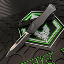 Heretic Hydra V4 Tactical w/ Black Aluminum Handle & Two Tone Black S/E H407-10A-T