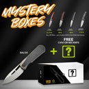 We Baloo Mystery Box Titanium Handle w/ Dark Green Micarta Inlays & Bead Blast 20CV WE21033-4 MB